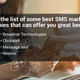 Illustration for article titled Benefits Offered By SMS Marketing Companies And Top SMS Marketing Companiesem/em